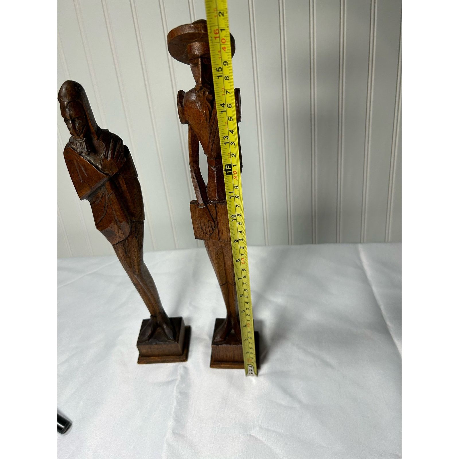 Other Don Quixote Antique Mexican Spanish Medieval Monk Statue Size US 26 / EU 42 - 8 Thumbnail