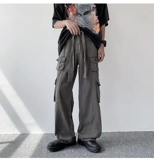 VIBE Cargo Baggy Black Pants Size US 28 / EU 44 - 4 Thumbnail