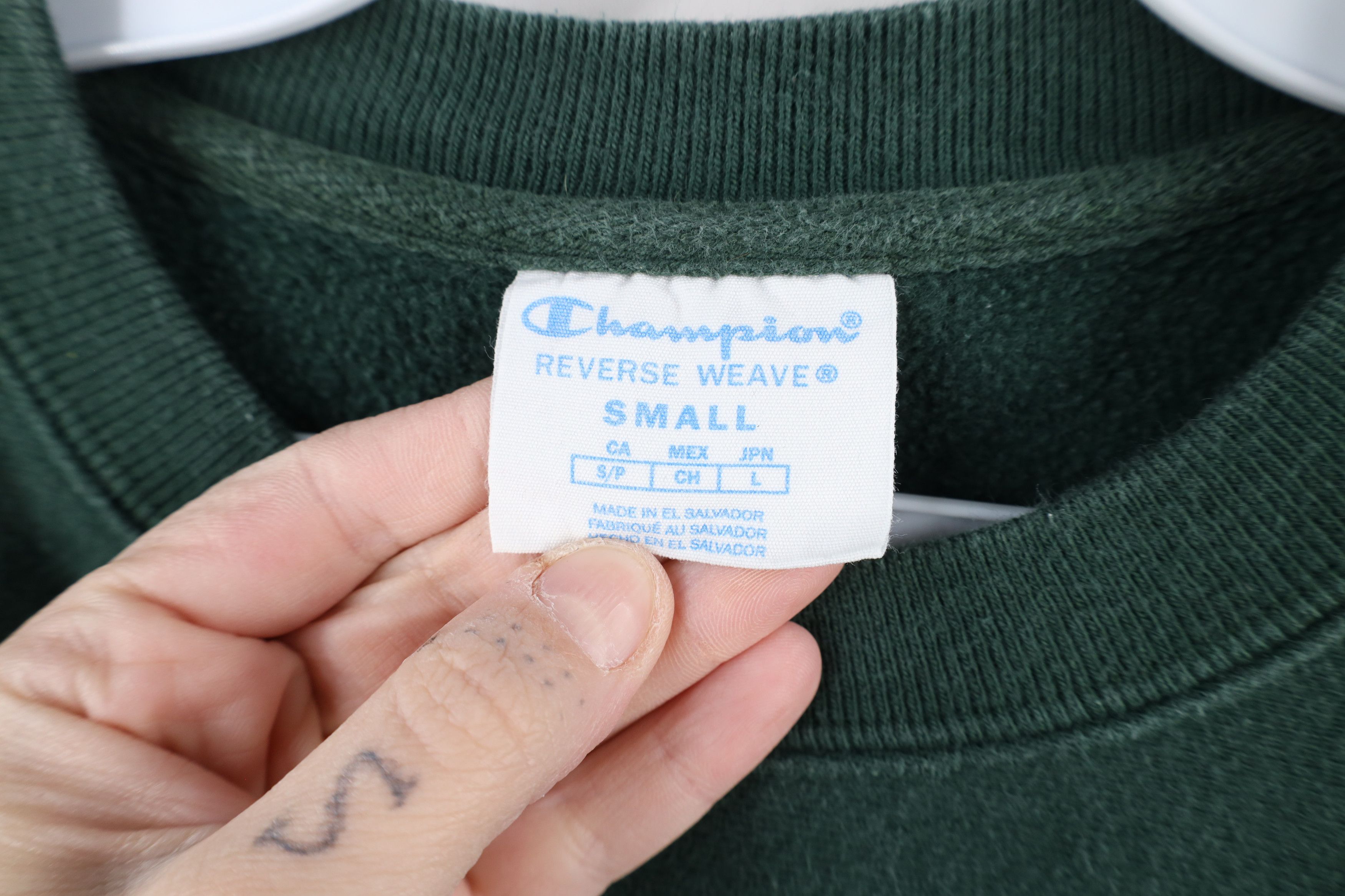 Champion × Vintage Champion Reverse Weave Greenhill Crewneck Sweatshirt Green Size US S / EU 44-46 / 1 - 7 Thumbnail