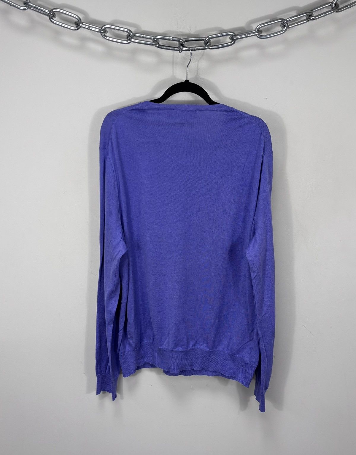 Polo Ralph Lauren Polo Ralph Lauren Men’s Slim Fit Purple Pima Cotton Sweater Size US XXL / EU 58 / 5 - 11 Thumbnail