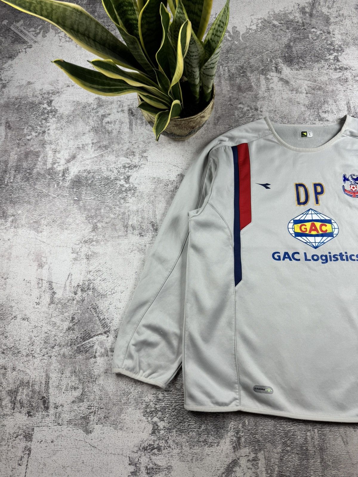 Diadora Crystal Palace Player Issue LongSleeve Diadora Soccer Football Jersey Sweatshirt Size US L / EU 52-54 / 3 - 2 Thumbnail