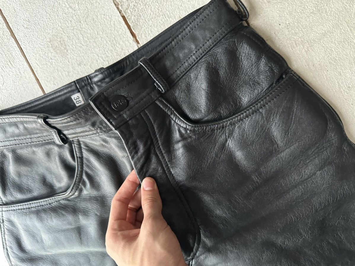 Leather IXS 🚨Vintage leather pants motorcycles BROWN LUXURY Y2K Size US 26 / EU 42 - 5 Thumbnail