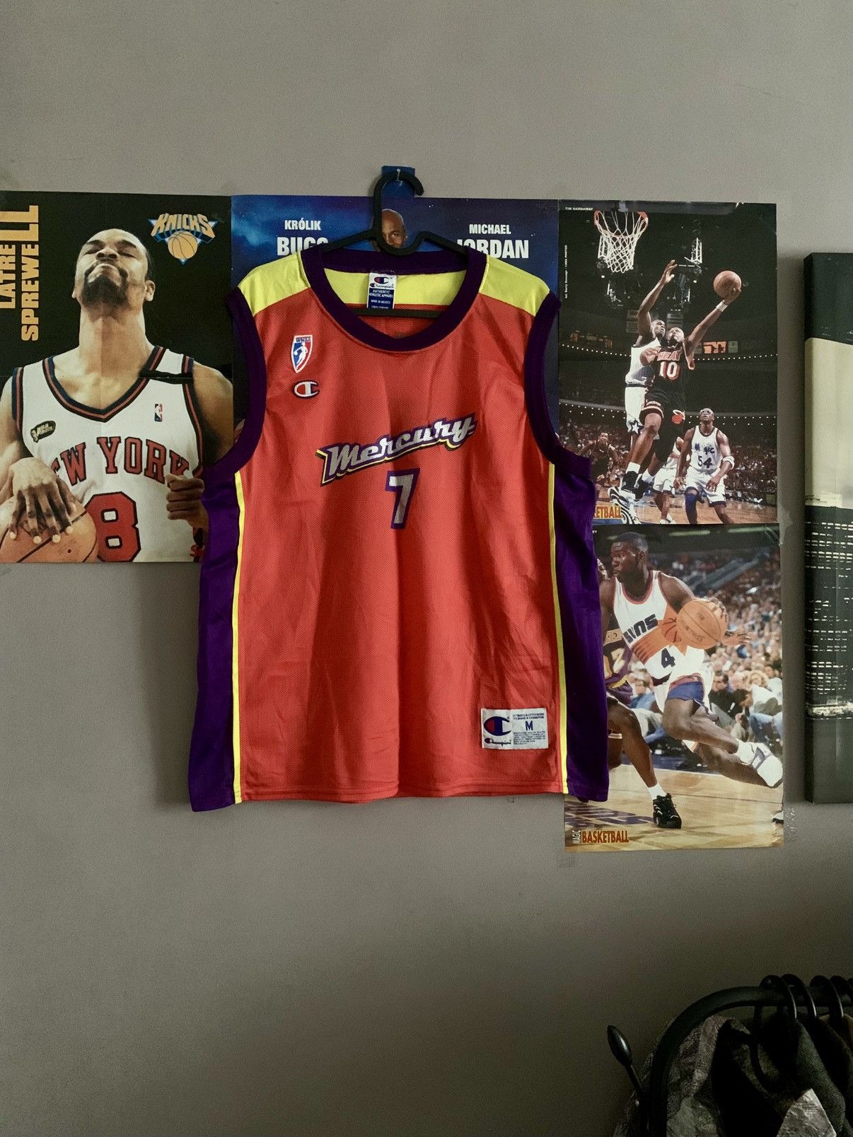 Champion × NBA 90s Champion WNBA Phoenix Mercury #7 Michele Timms Jersey Size US M / EU 48-50 / 2 - 1 Thumbnail