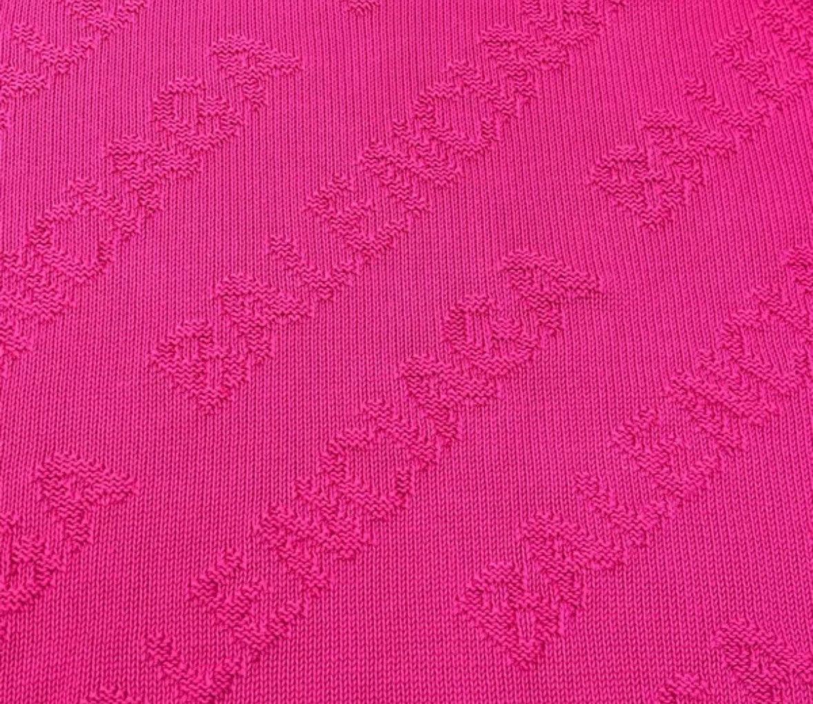 Balenciaga Balenciaga pink 3D knit jacquard full print pattern sweater Size US M / EU 48-50 / 2 - 5 Thumbnail