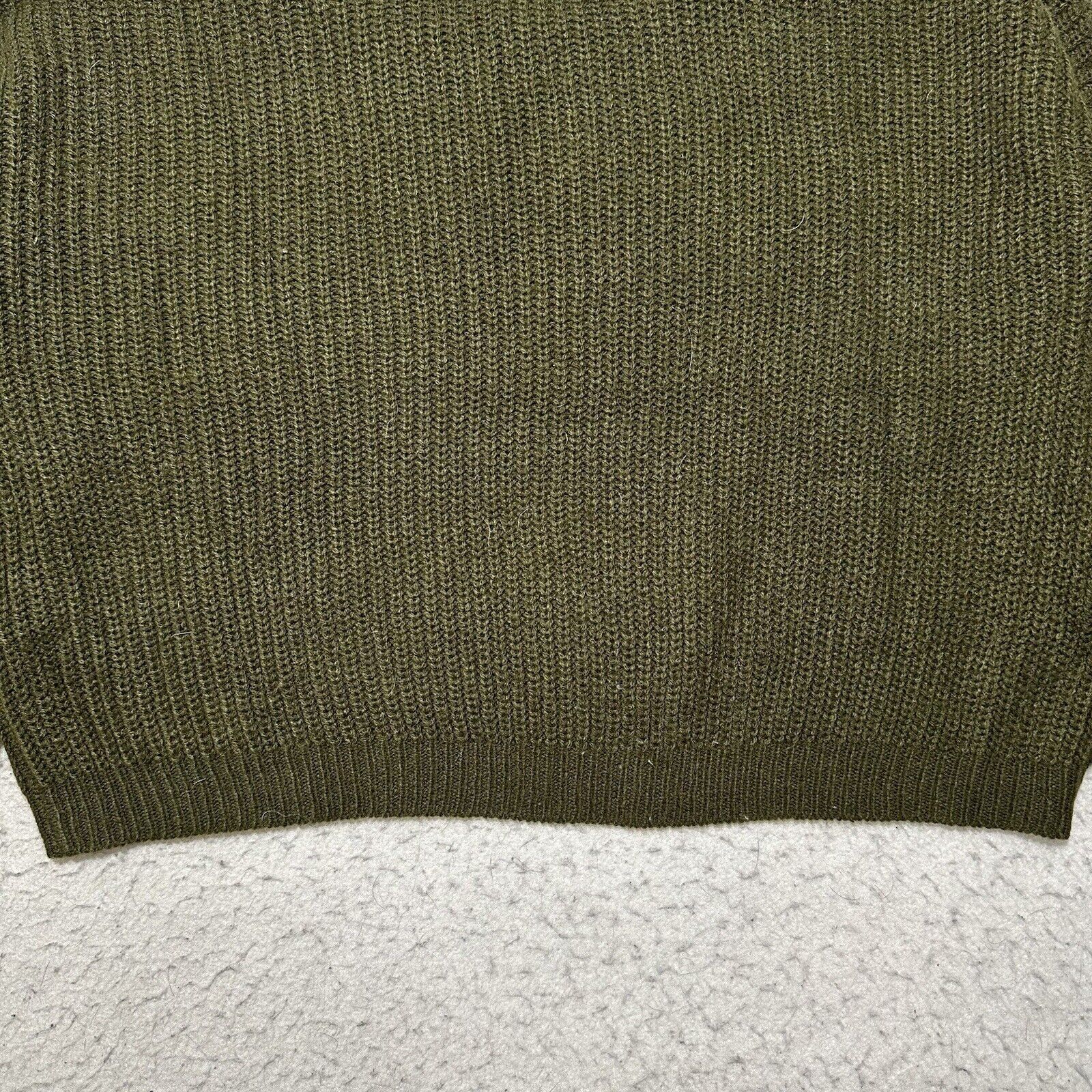 Other Pretty Little Thing Small / Medium Green Cropped Sweater Size M / US 6-8 / IT 42-44 - 12 Thumbnail
