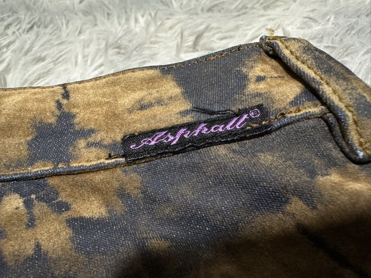 Le Grande Bleu (L.G.B.) 🔥Sick Y2K Body Noise Suede Tie Dye Laces Super Flared Pants Size US 26 / EU 42 - 13 Thumbnail