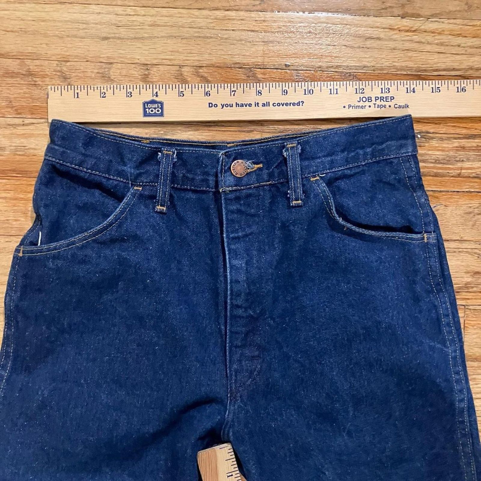 Rustler × Vintage Vintage 80s Rustler Yellow Tab Denim Western Cowboy Jeans Size US 30 / EU 46 - 6 Thumbnail