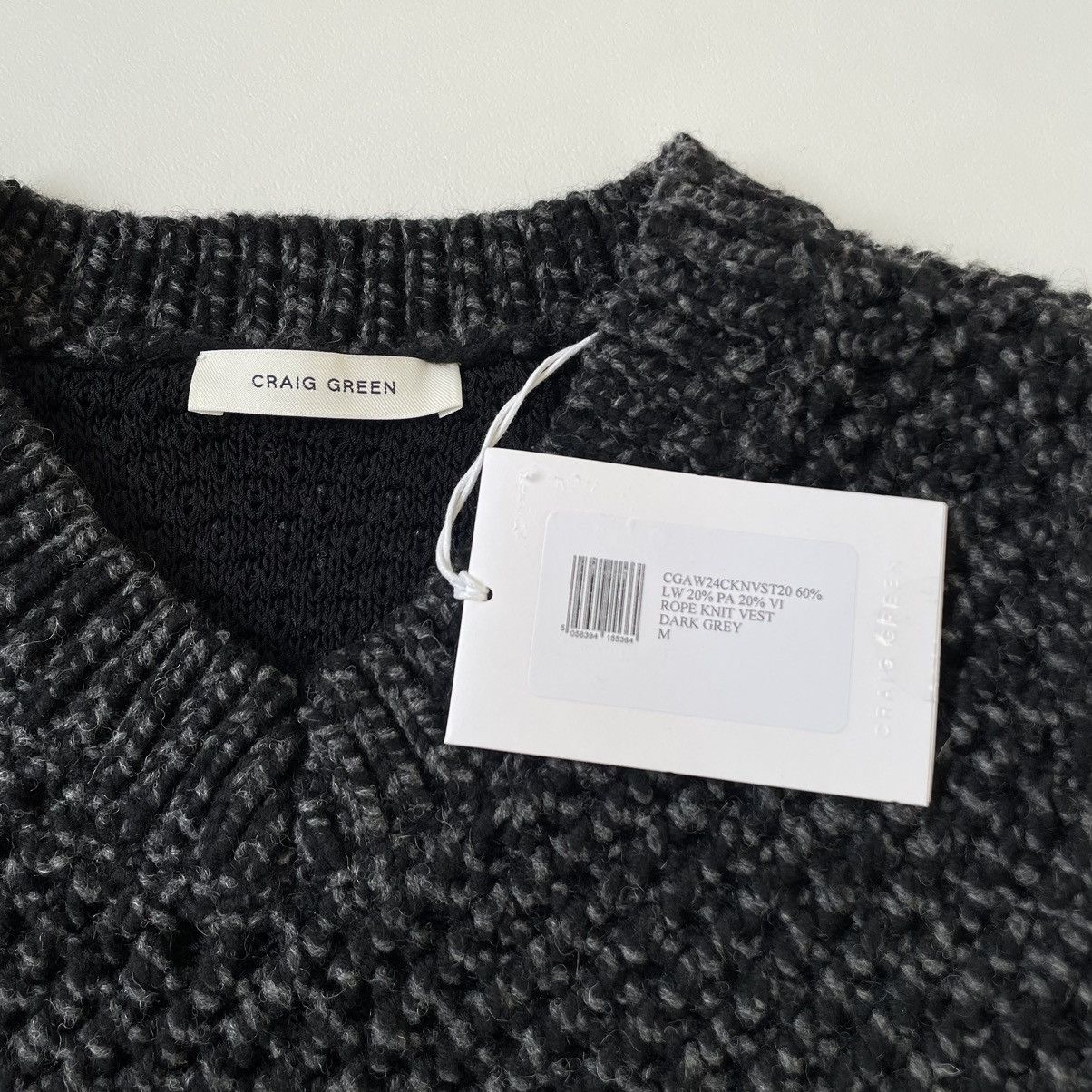 Craig Green Sample Textured Black Wool Sweater Vest Size US M / EU 48-50 / 2 - 6 Thumbnail