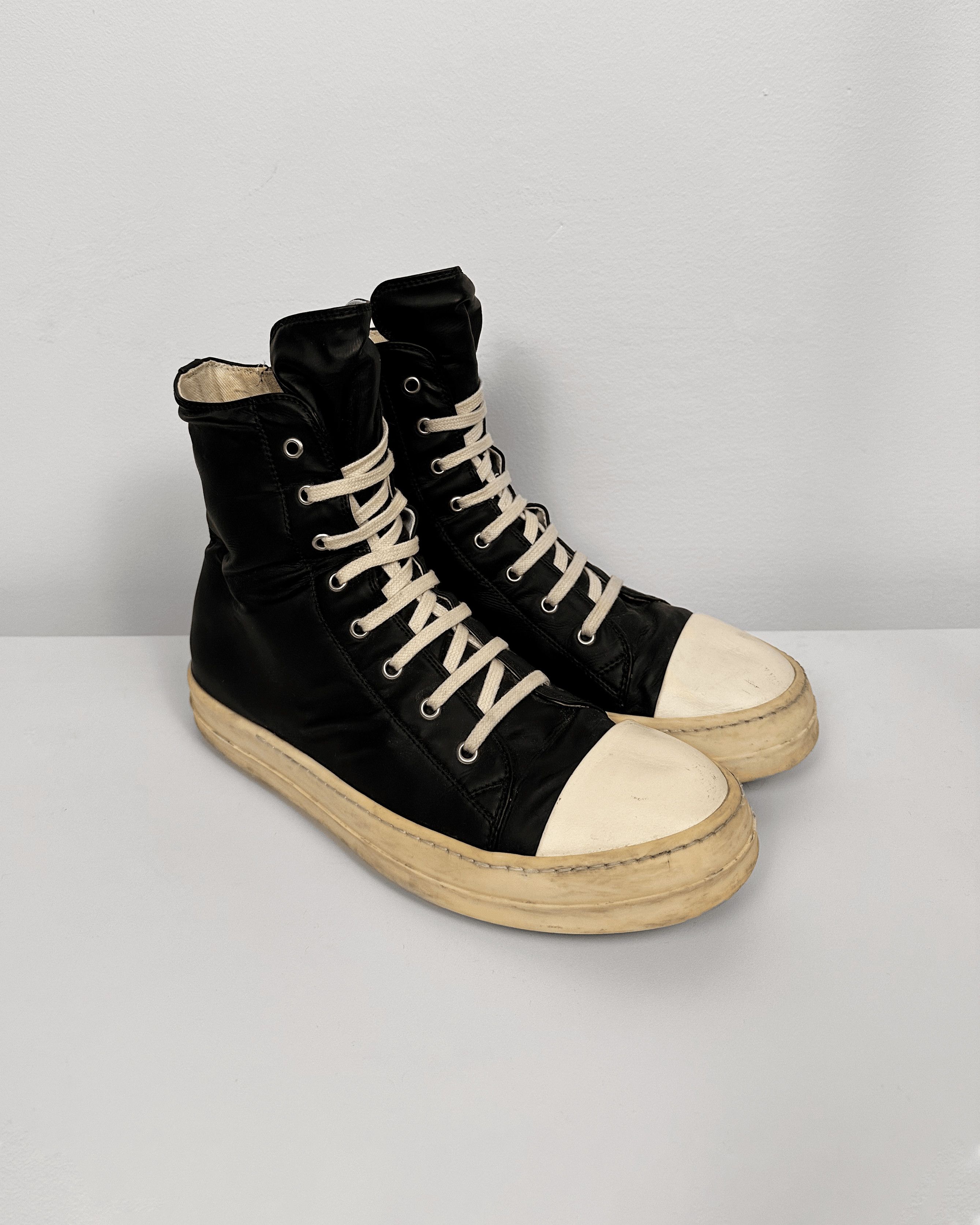Rick Owens Rick Owens Drkshdw Vegan Leather Ramones Size US 10 / EU 43 - 1 Thumbnail