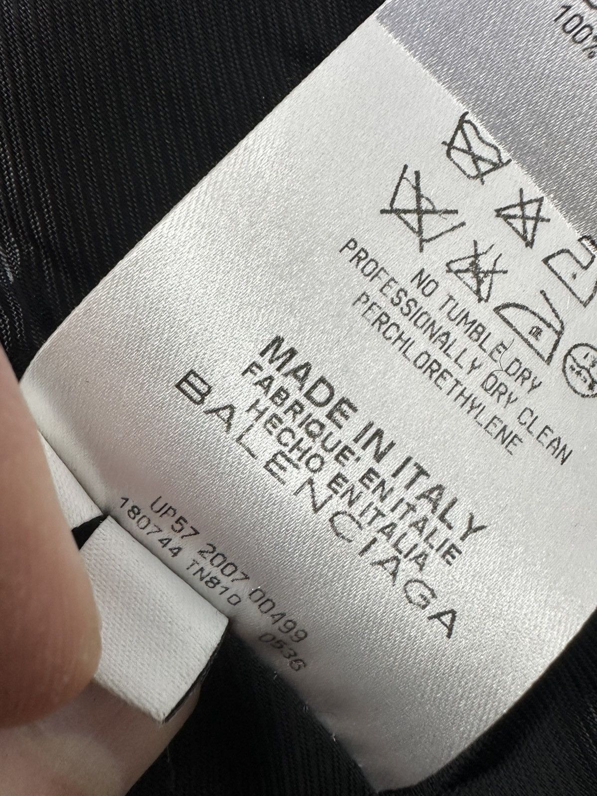 Balenciaga Balenciaga Black Wool Double Breasted Jacket 2007 Brass Size US L / EU 52-54 / 3 - 18 Thumbnail