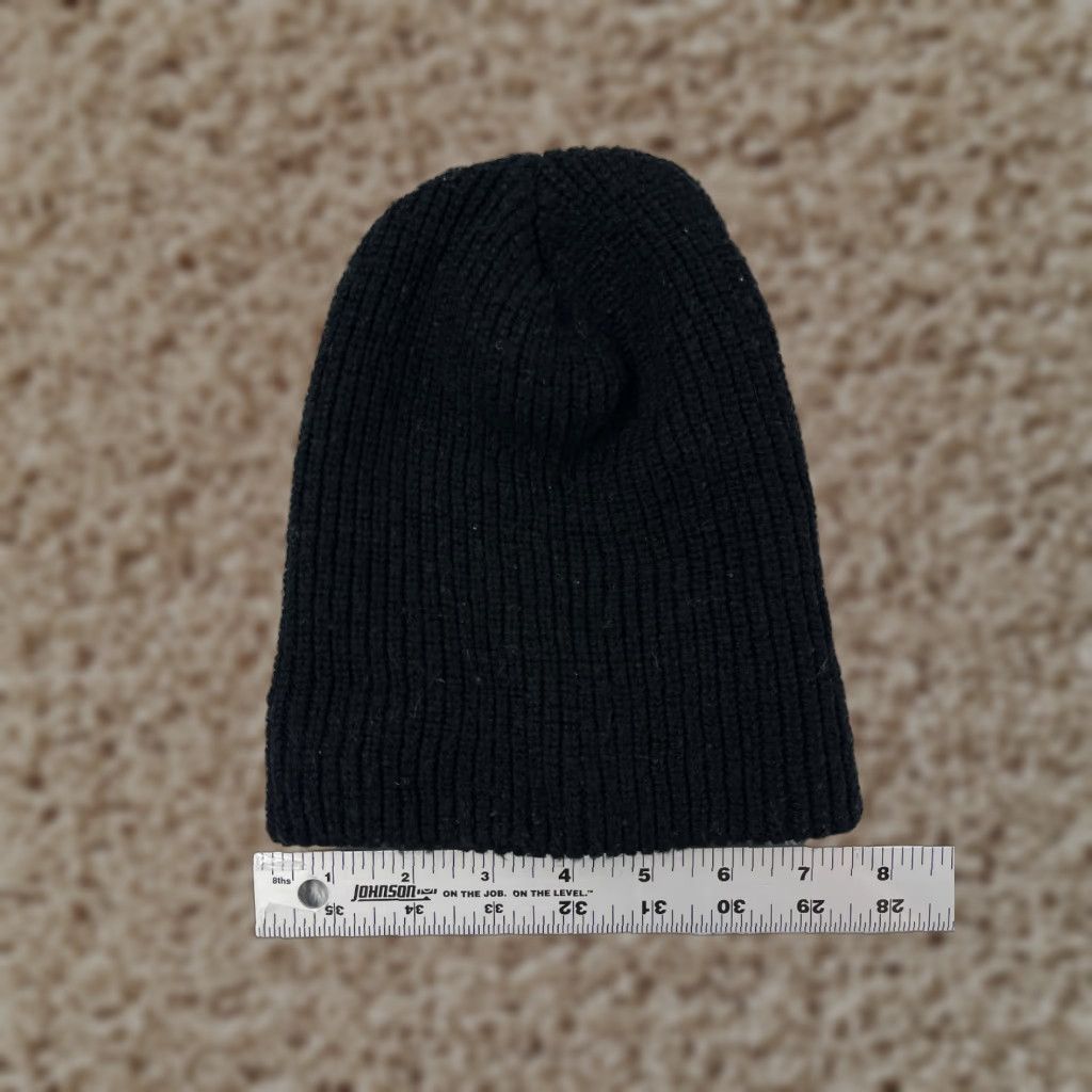 Vintage Unbranded Beanie Adult One Size Black Knit Ribbed 100% Acrylic Winter Ski Hat/Toque Mens Womens Unisex Adults Black Winter Beanie 100% Acrylic Size ONE SIZE - 1 Thumbnail