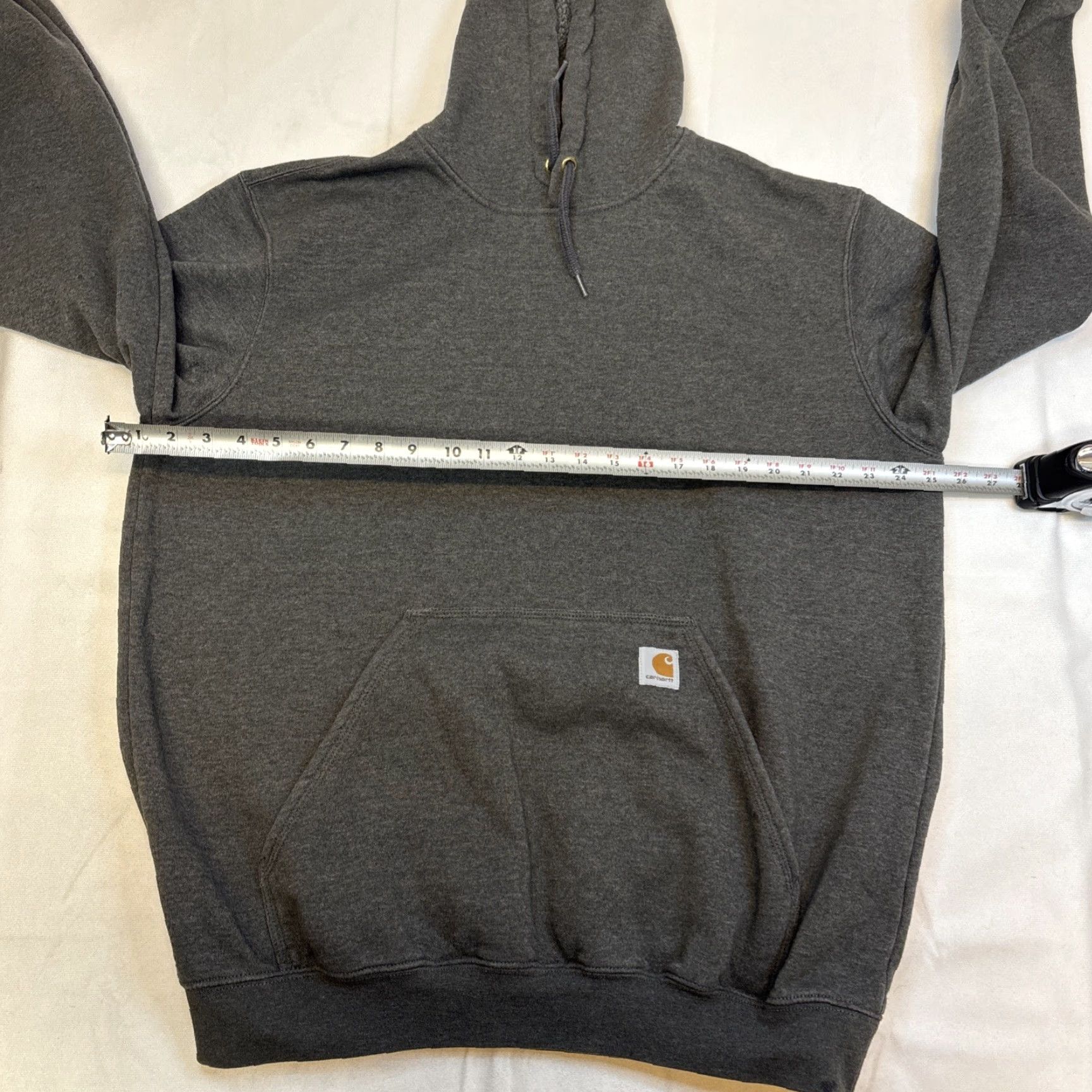 Carhartt Carhartt Original Fit Mens Hoodie Sweatshirt Pullover Grey L - Regular Fit, Pockets, Crew Neck, Genuine Carhartt Size US L / EU 52-54 / 3 - 3 Thumbnail