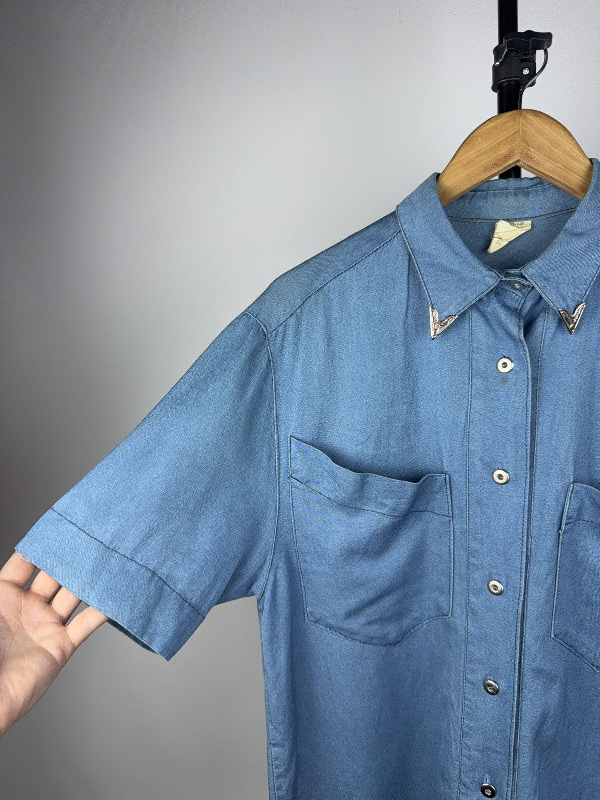 Cowboy Equipment Vintage 80s Cowboy Retro Western Rare Short Shirt Size US M / EU 48-50 / 2 - 3 Thumbnail