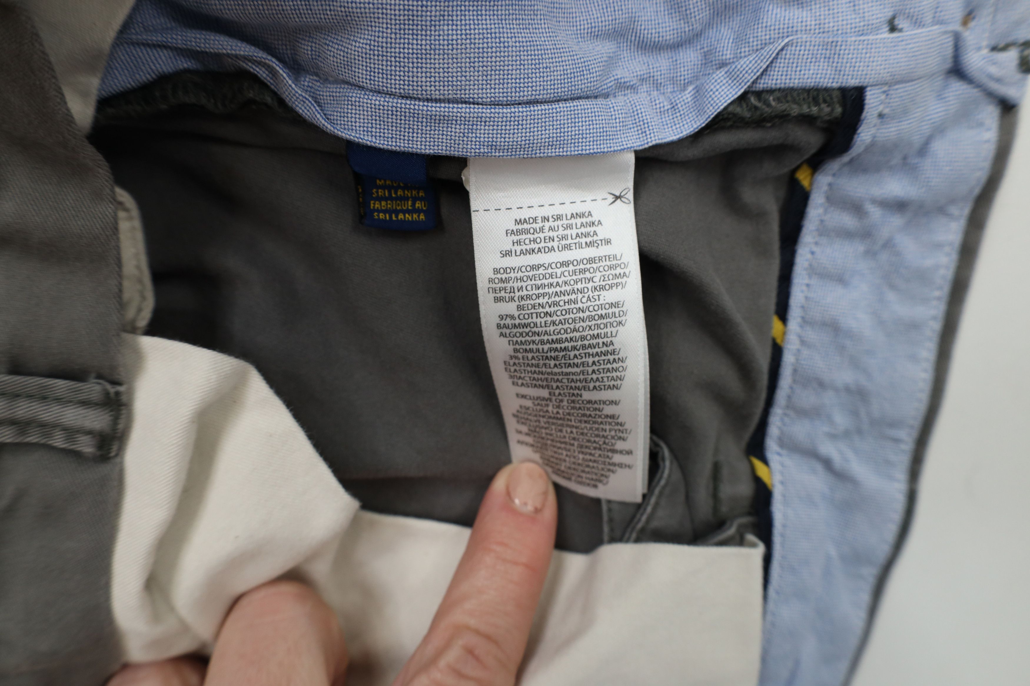 Ralph Lauren × Vintage Vintage Y2K Ralph Lauren Wide Leg Stretch Chino Pants Gray Size US 38 / EU 54 - 6 Thumbnail