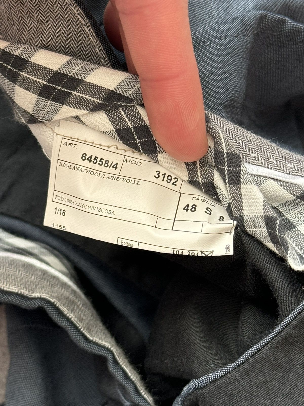 L.B.M. 1911 × Luigi Bianchi L.B.M. 1911 ing Loro Piana 48S8 suit blazer button up pant Size 48S - 18 Thumbnail
