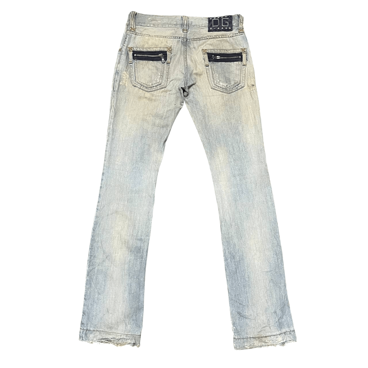 Dolce & Gabbana Vintage Dolce And Gabbana Denim Double Zipper 12 Slim Size US 31 - 16 Thumbnail