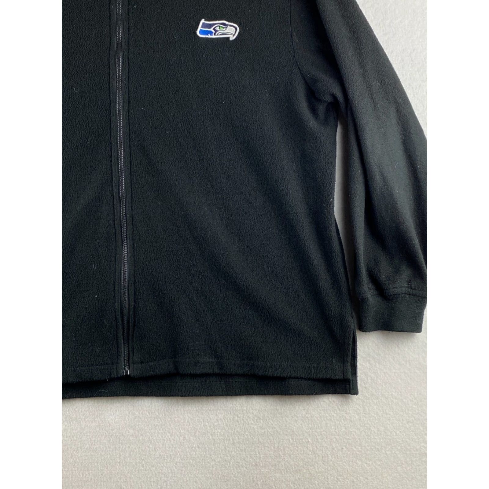 NFL VINTAGE Seattle Seahawks Sweater XL NFL Black Full Zip Fleece Logo Sports Illustrated Size US XL / EU 56 / 4 - 3 Thumbnail