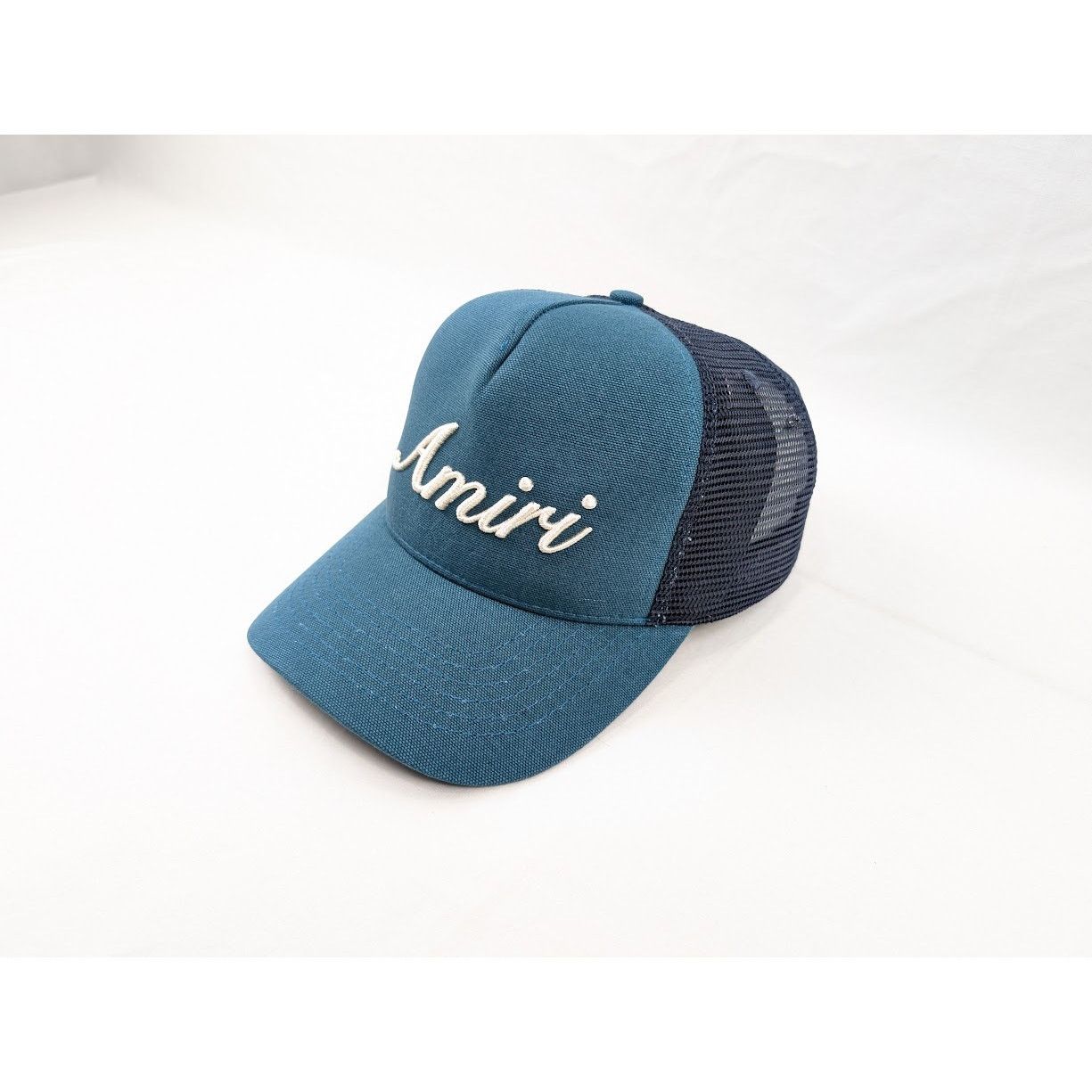Amiri o1rshd1 Q:7 / Size: OS / Amiri Script Trucker Hat/Cap Teal Size ONE SIZE - 5 Thumbnail