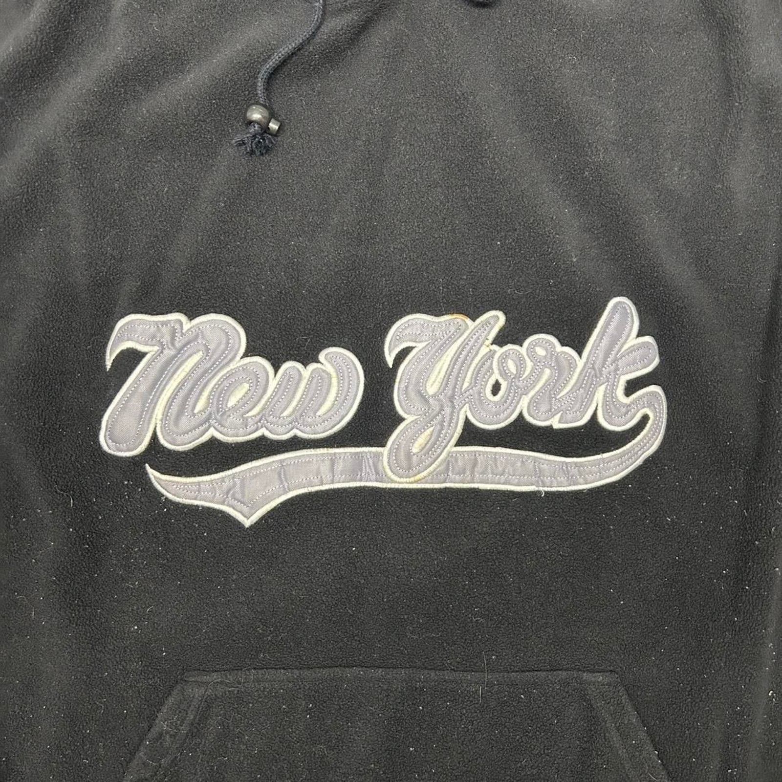 Other Y2K Black New York hoodie with white and grey embroidery Size US XL / EU 56 / 4 - 2 Thumbnail