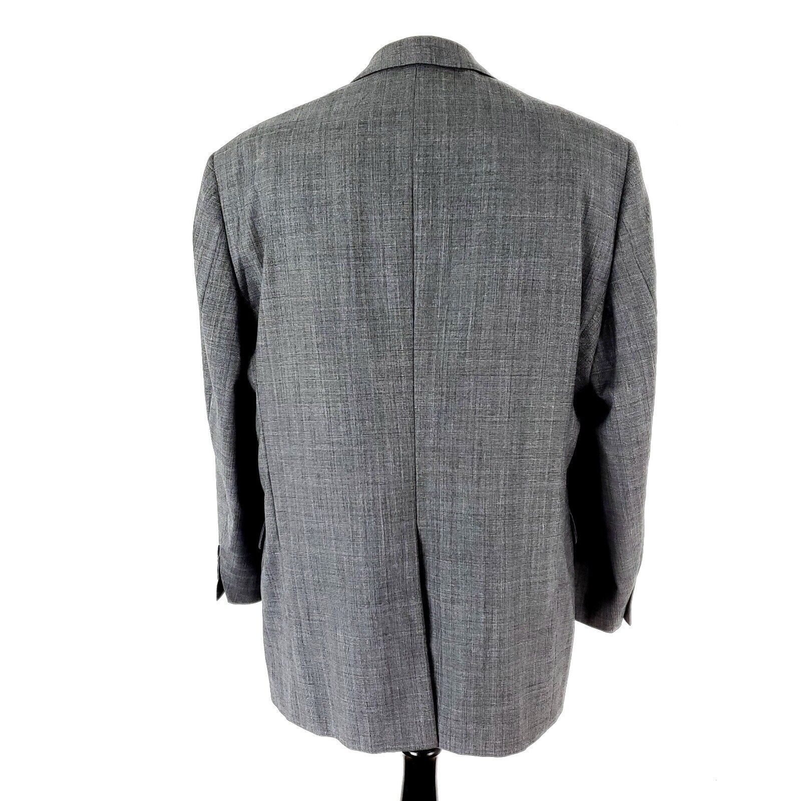 Hart Schaffner Marx Hart Schaffner Marx Gold Trumpeter Wool 2 Button Blazer 44L Size 44L - 5 Thumbnail
