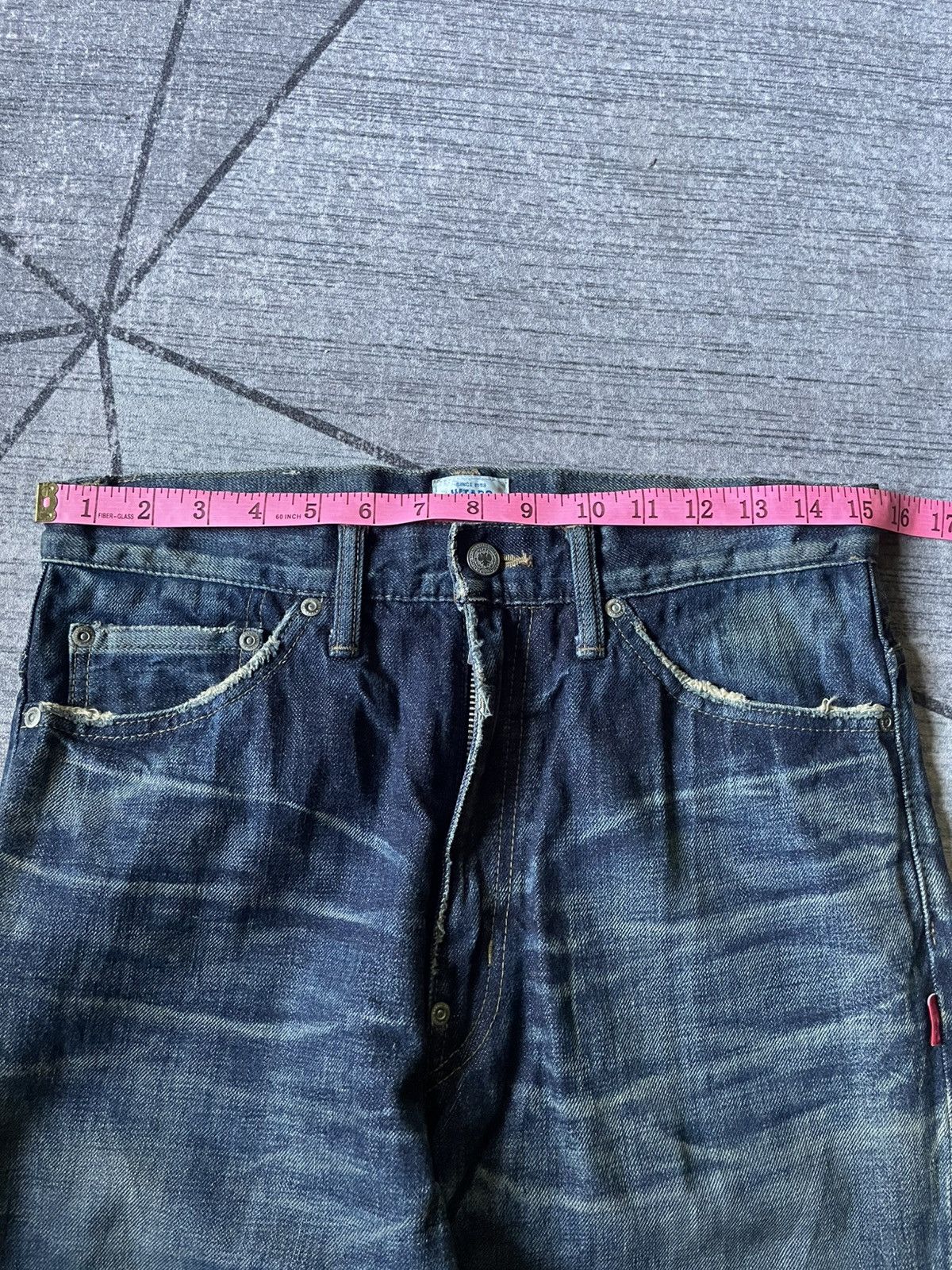 Wtaps FW13 WTAPS LIFIST Thrashed Denim Pants Size US 31 - 16 Thumbnail