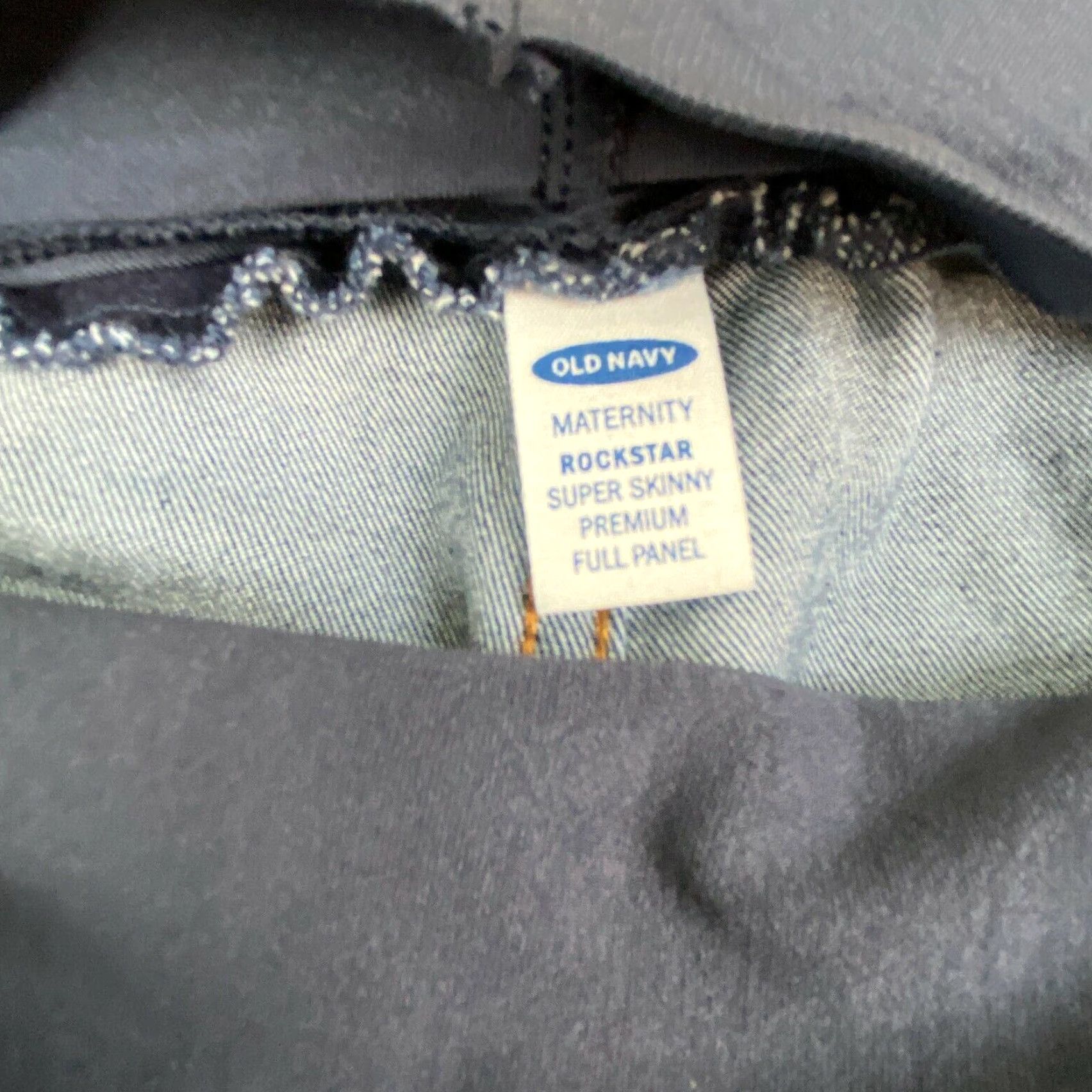 Old Navy Old Navy Womens Rockstar 4 Maternity Super Skinny Premium Full Panel Jeans Size 27" / US 4 / IT 40 - 3 Thumbnail