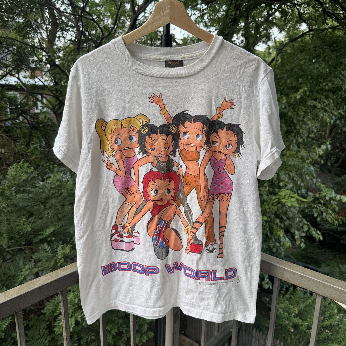Vintage 90s Faded Betty Boop Spice Girls Tee ERD Grunge Chrome Size US M / EU 48-50 / 2 - 1 Thumbnail