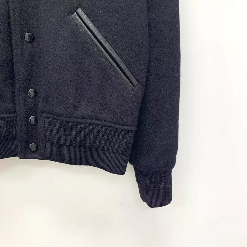 Other Saint Laurent Black Wool Collar Jacket-2507 Size US XS / EU 42 / 0 - 3 Thumbnail
