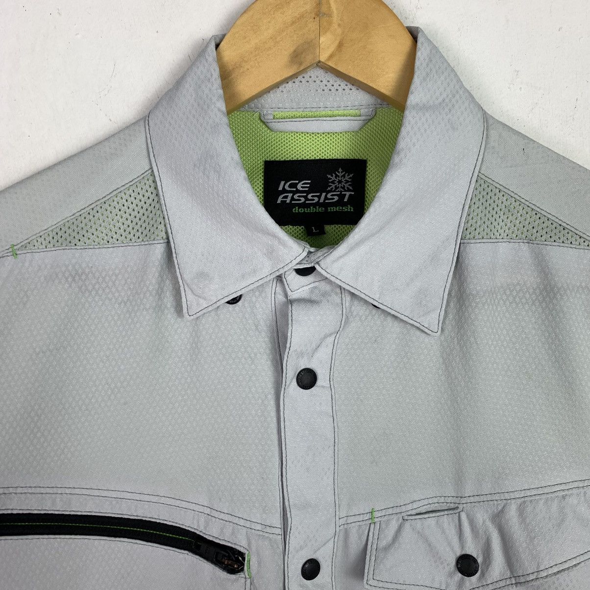Japanese Brand Vintage Ice Assist Windbreaker Jacket Size US L / EU 52-54 / 3 - 2 Thumbnail
