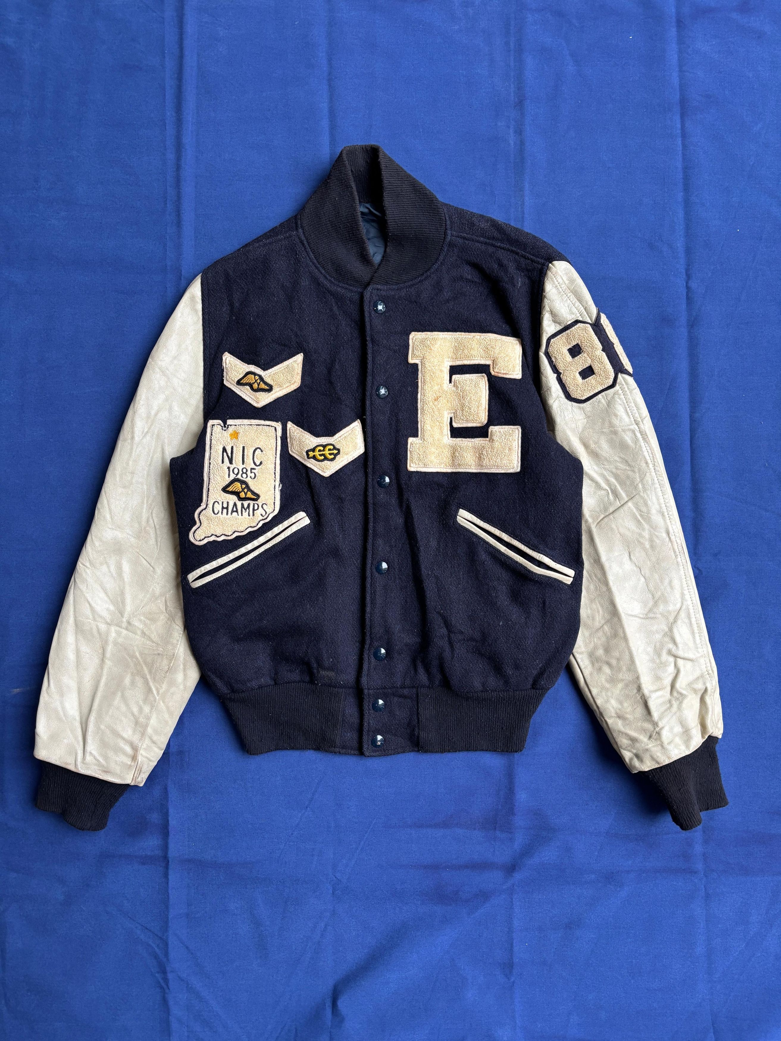 Vintage Vintage champs NIC 1985 varsity jacket letter man Size US M / EU 48-50 / 2 - 3 Thumbnail
