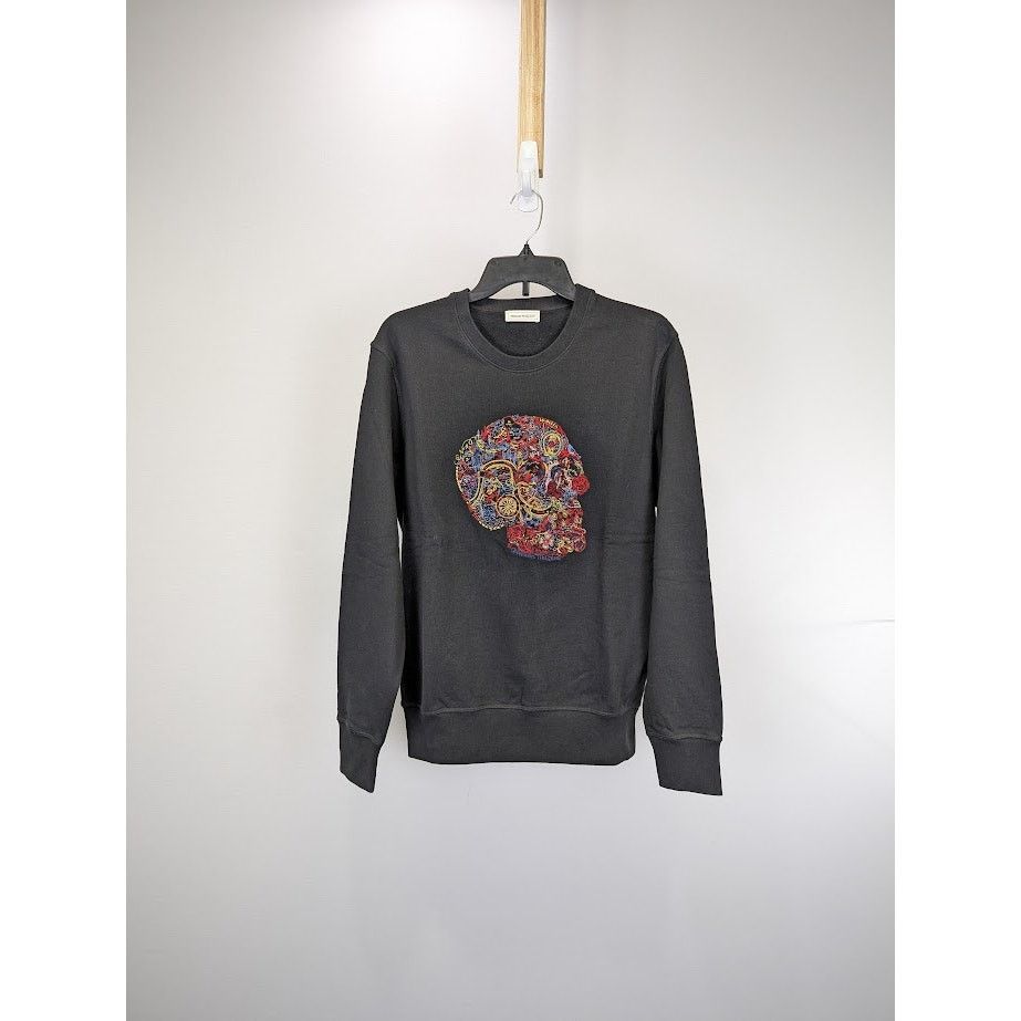 Alexander McQueen o1rshd1 Sweatshirt in Black Size US M / EU 48-50 / 2 - 1 Thumbnail