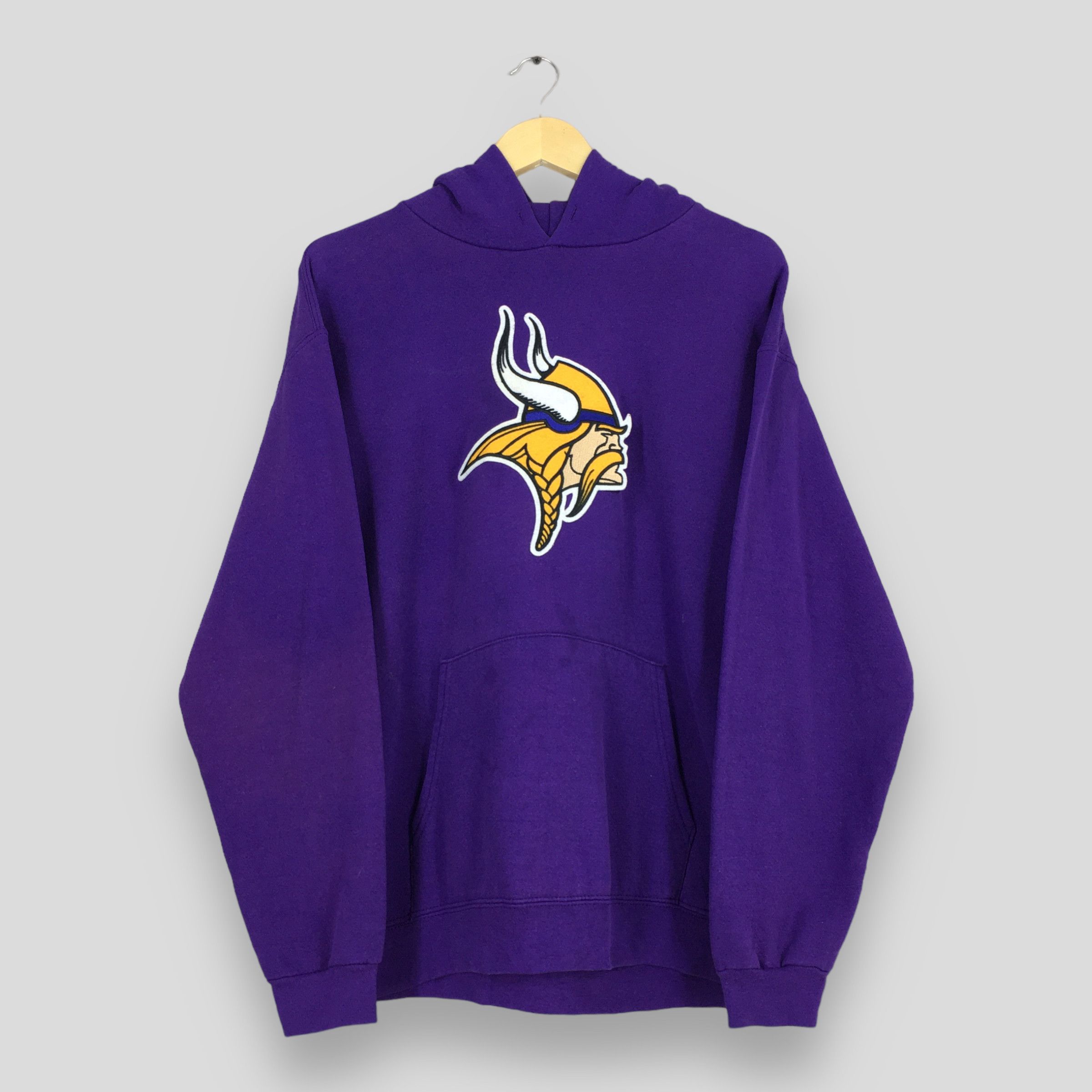 NFL Vintage Minnesota Vikings NFL Rugby Purple Hoodie Large Size US L / EU 52-54 / 3 - 1 Thumbnail