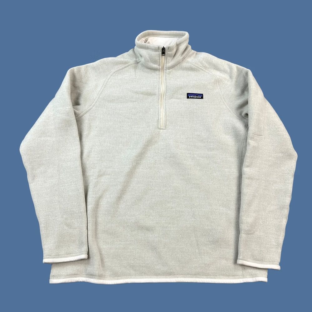 Patagonia Patagonia Better Sweater Women's XL Oatmeal 1/4 Fleece Pullover Outdoor 25617 Size XL / US 12-14 / IT 48-50 - 1 Thumbnail