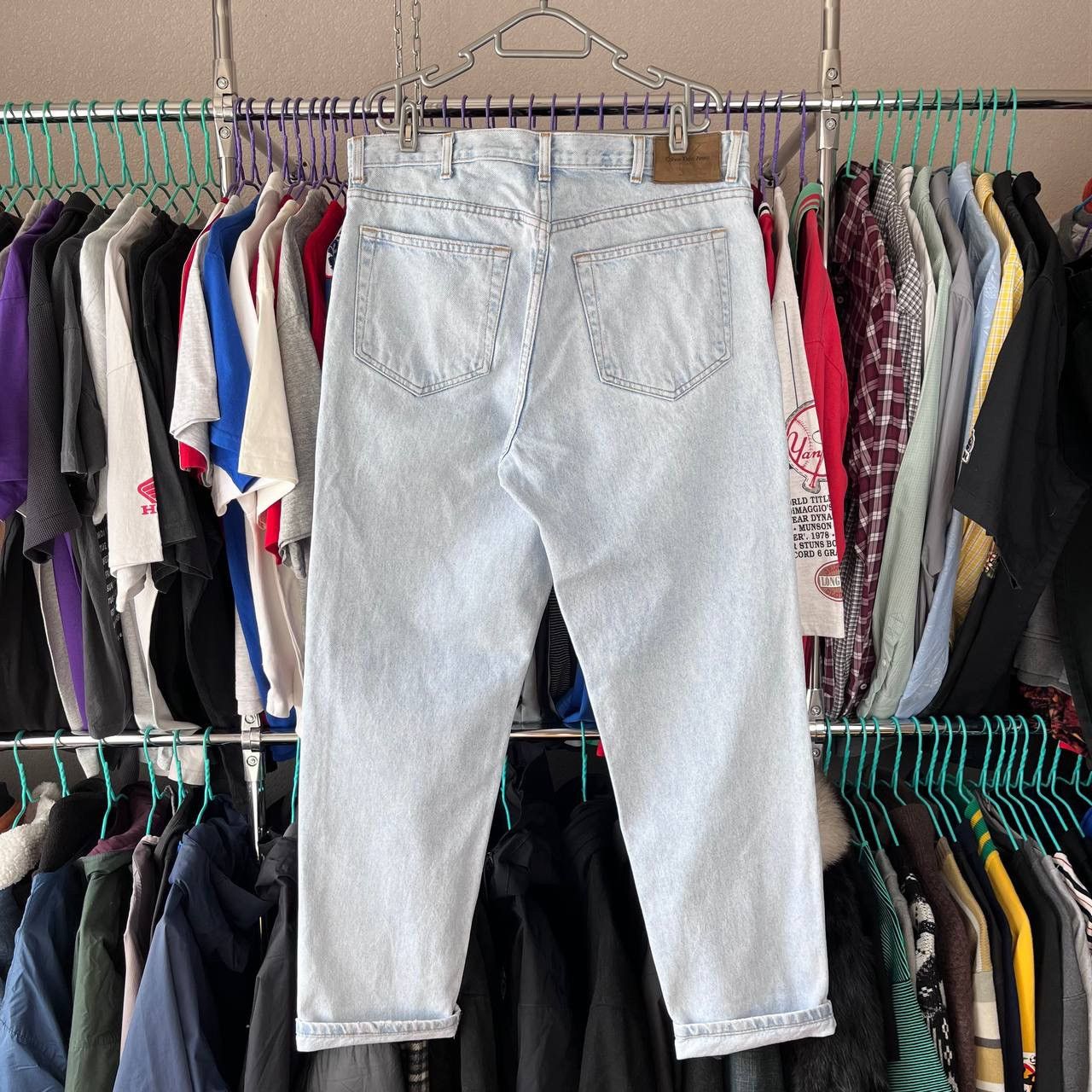 Calvin Klein × Vintage Vintage 90s Calvin Klein Blue Denim Jeans Pants Made in USA Size US 36 / EU 52 - 1 Thumbnail
