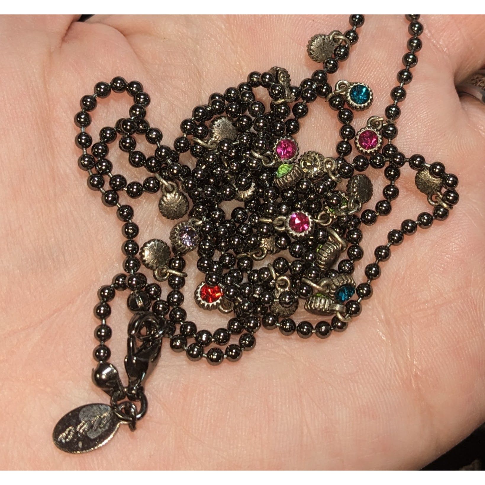 American Eagle Outfitters American Eagle Outfitters Rainbow Gem Charm Necklace Size ONE SIZE - 3 Thumbnail