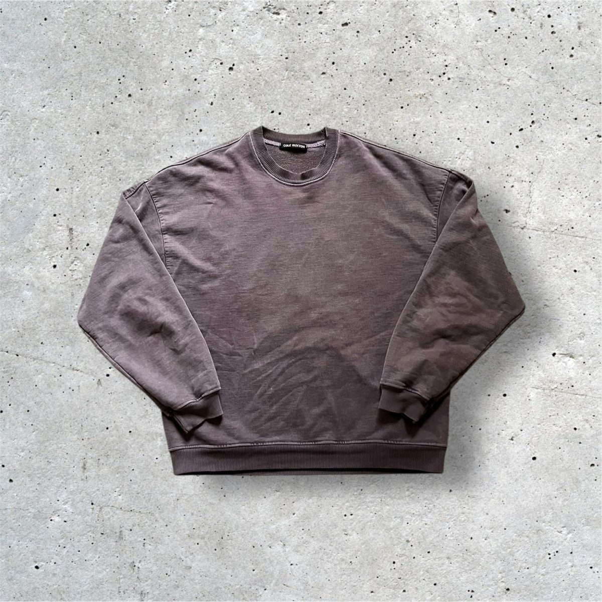 Cole Buxton Cole Buxton Heavy Oversize Plum Sweatshirt Size US XL / EU 56 / 4 - 1 Thumbnail