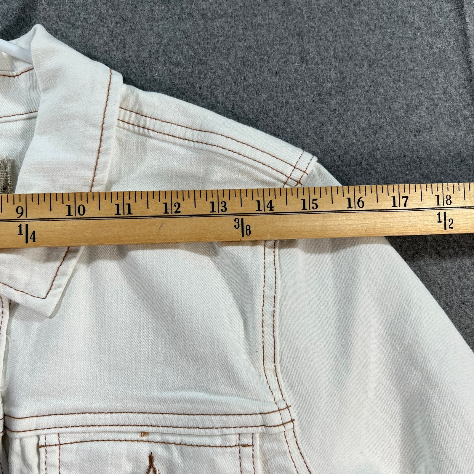 Other LOGO by Lori Goldstein Jeans Jacket 3/4 Sleeve Size XL / US 12-14 / IT 48-50 - 7 Thumbnail