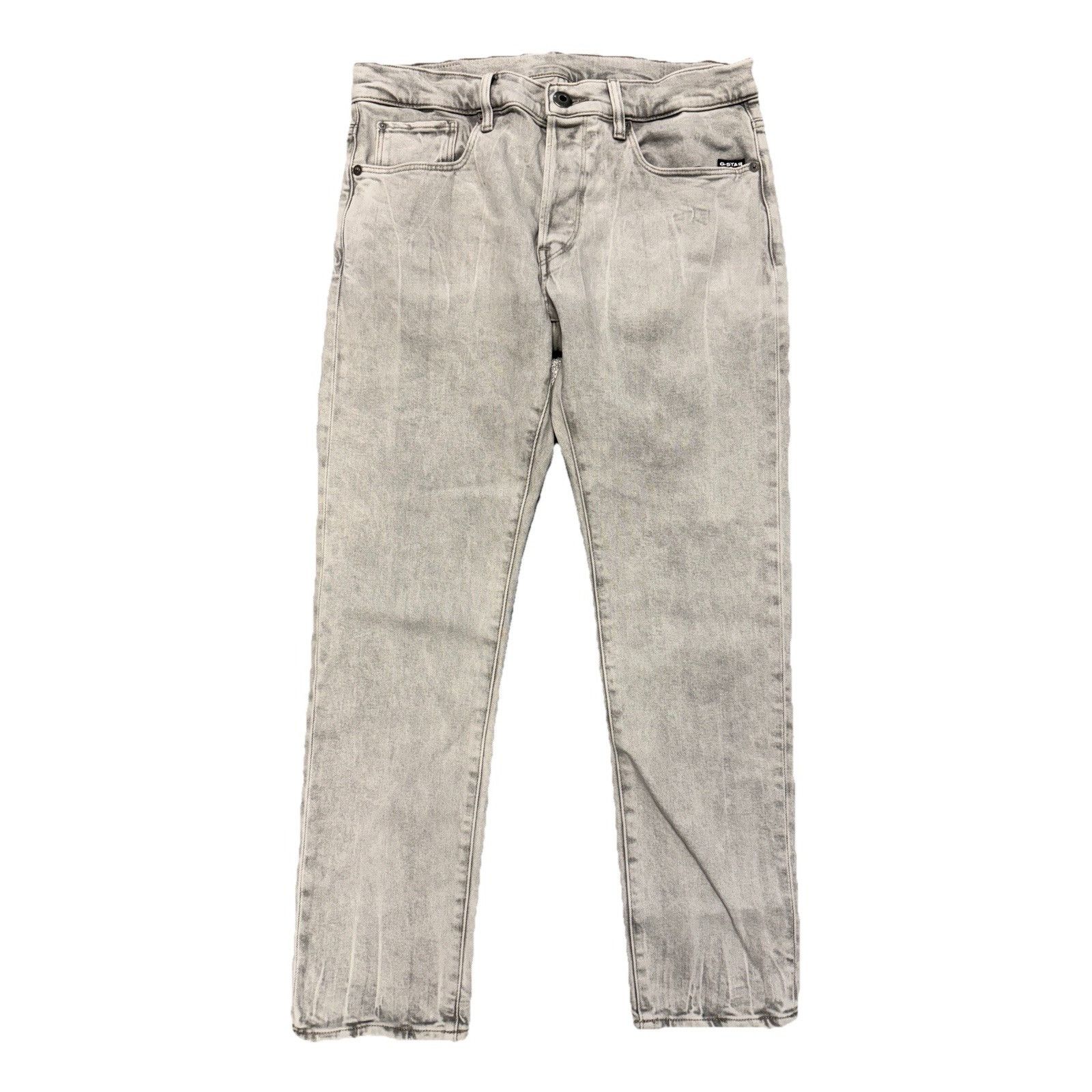 G-Star G-Star Original Raw Denim Jeans Mens Gray 3301 Slim 32x30 Size US 32 / EU 48 - 1 Thumbnail