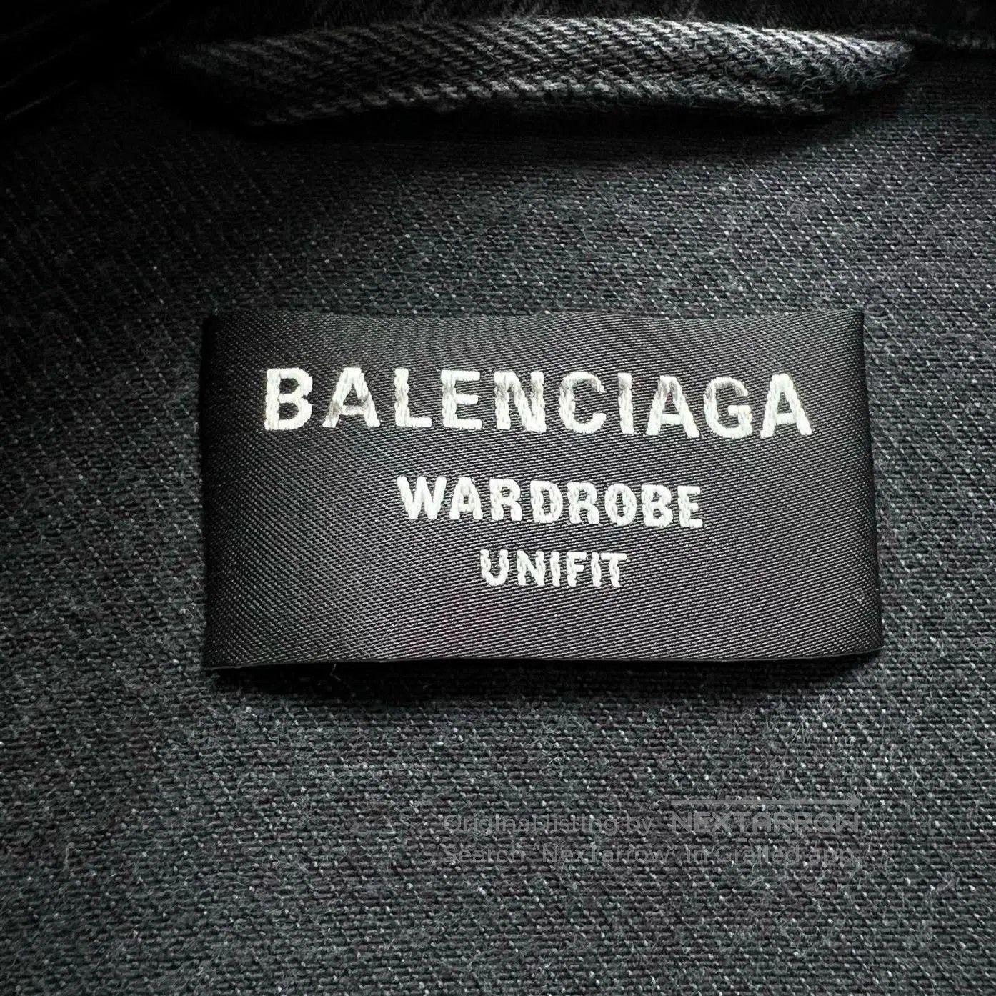 Balenciaga Balenciaga Flame Logo Denim Jacket. Size US XS / EU 42 / 0 - 3 Thumbnail