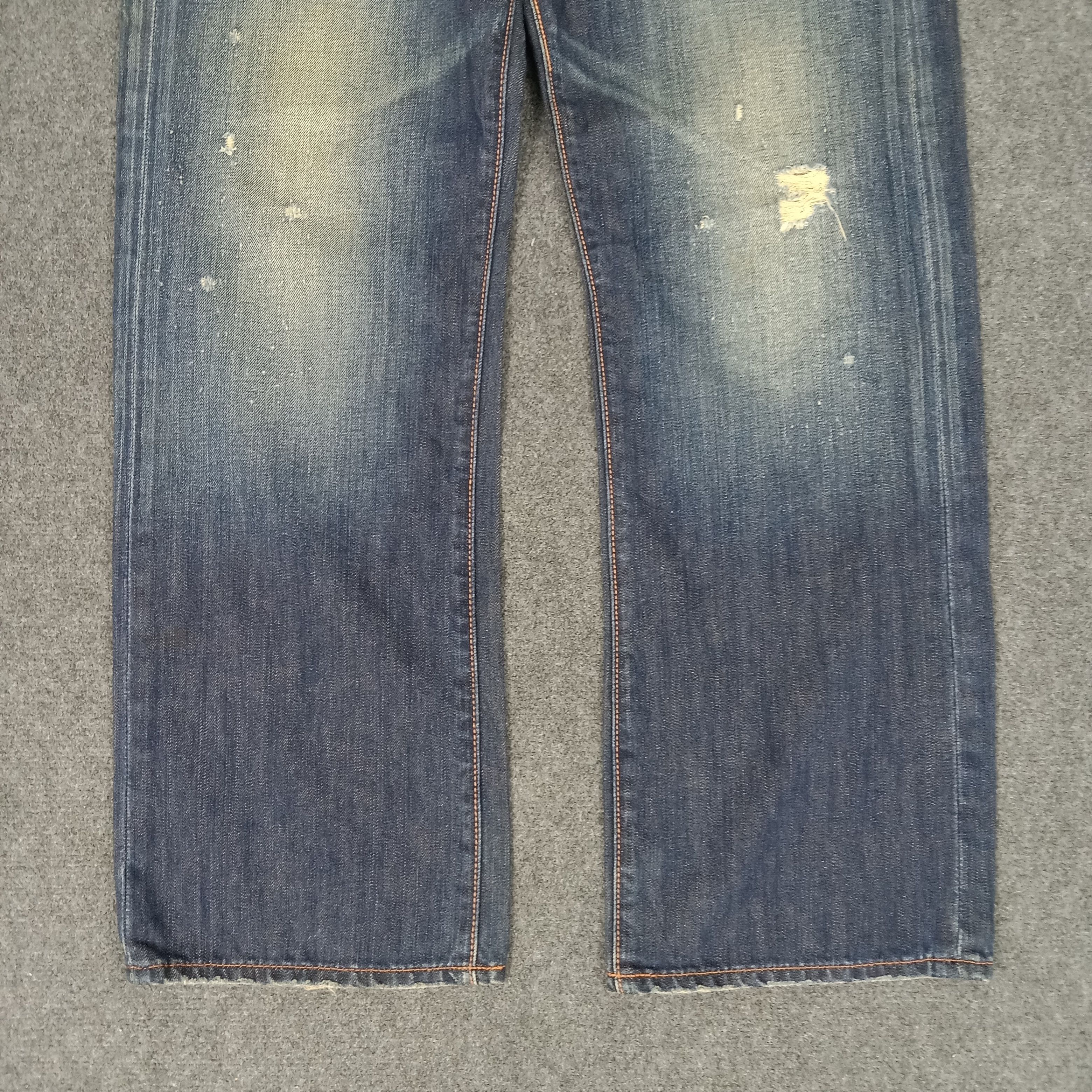Christian Audigier × Ed Hardy × Vintage Ed Hardy American Designer Embroidery Art Jeans Size US 31 - 9 Thumbnail