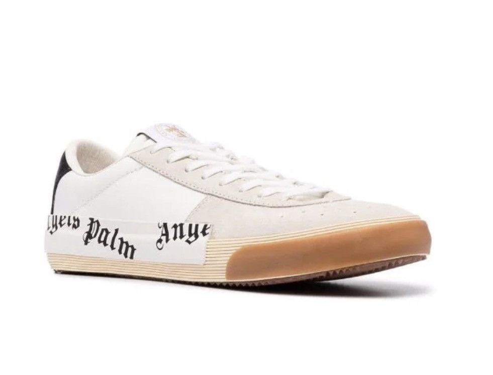 image of Palm Angels Vulcanized Low-Top Sneakers in Beige, Men's (Size 7)