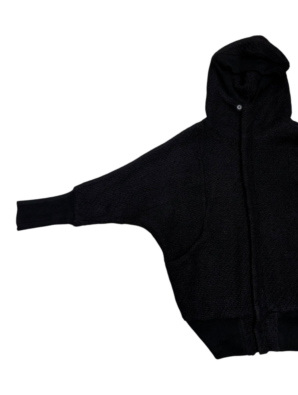 CABANE de ZUCCa ISSEY MIYAKE ZUCCA WOOL BATWING NINJA HOODIE OVERCOAT Size US M / EU 48-50 / 2 - 8 Thumbnail