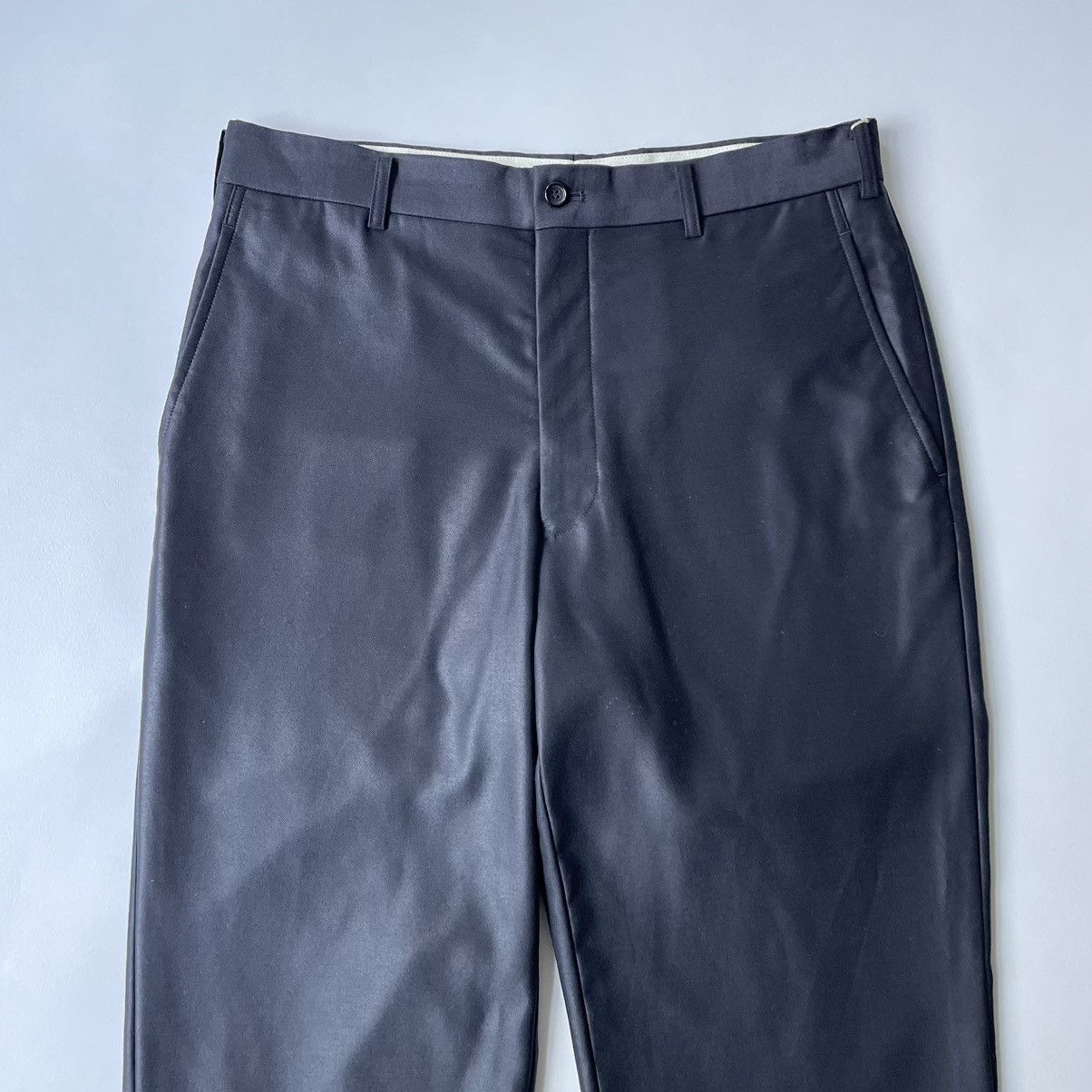 Comme des Garcons S/S 12 Shimmer Blue Wool Trousers Size US 32 / EU 48 - 3 Thumbnail