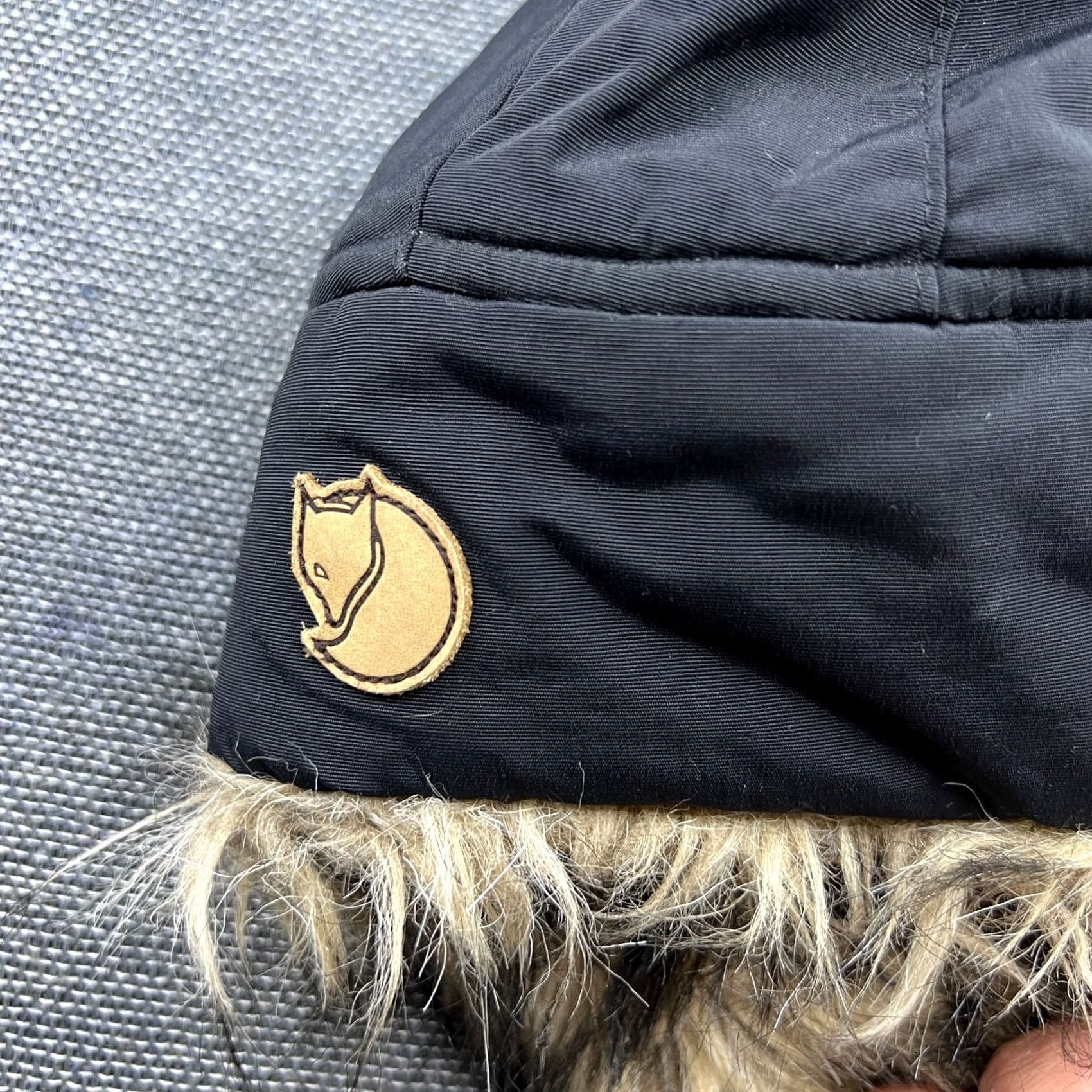 Vintage Fjallraven Nordic Heater Trapper Hat Sz M Black Unisex Adults Fur Bomber Ushanka Aviator Ear Flap Trapper Hat Mens Womens Size ONE SIZE - 6 Thumbnail