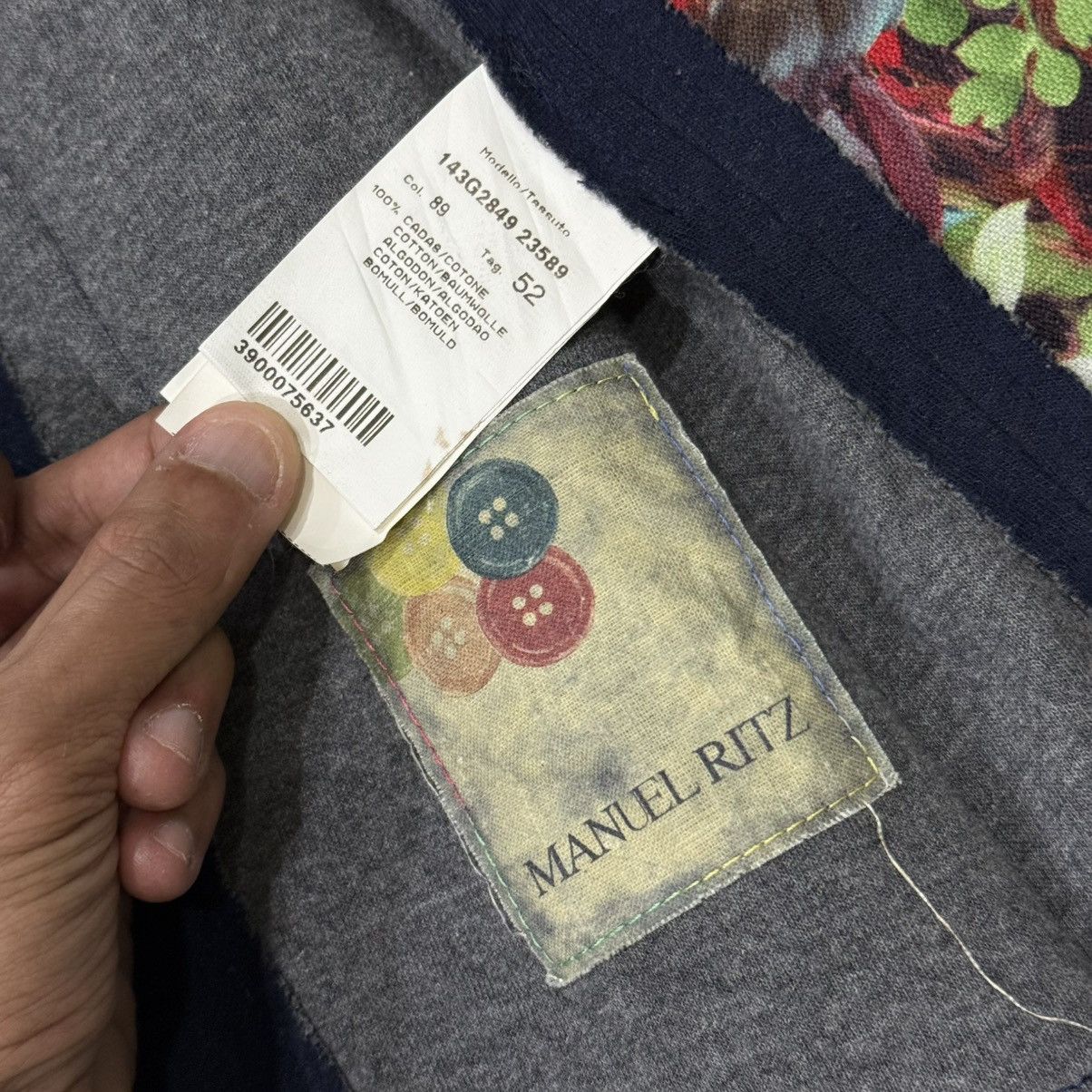 Manuel Ritz Vintage Manuel Ritz Deconstructred Chore Floral Jacket Size US L / EU 52-54 / 3 - 22 Thumbnail