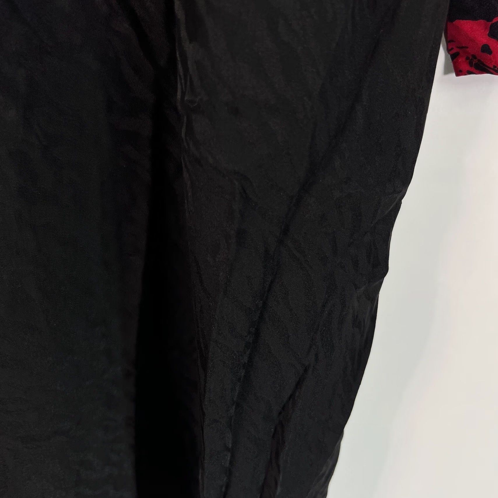 Vintage VINTAGE Argenti Rose Floral 100% Silk Dress Womens Size 6 Red Black Knee Length Long Sleeve Round Neck Jacket Dress Size M / US 6-8 / IT 42-44 - 5 Thumbnail