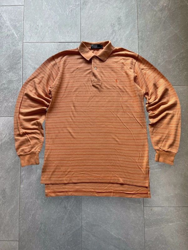 Polo Ralph Lauren Polo Ralph Lauren Size M Small Pony Rugby Shirt Orange Size US M / EU 48-50 / 2 - 1 Thumbnail