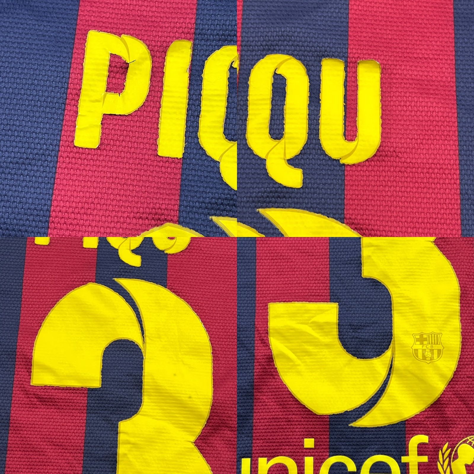 Nike Nike Barcelona 2013 2014 Home Pique Mens Football Jersey Shirt Small Adults Size US S / EU 44-46 / 1 - 8 Thumbnail