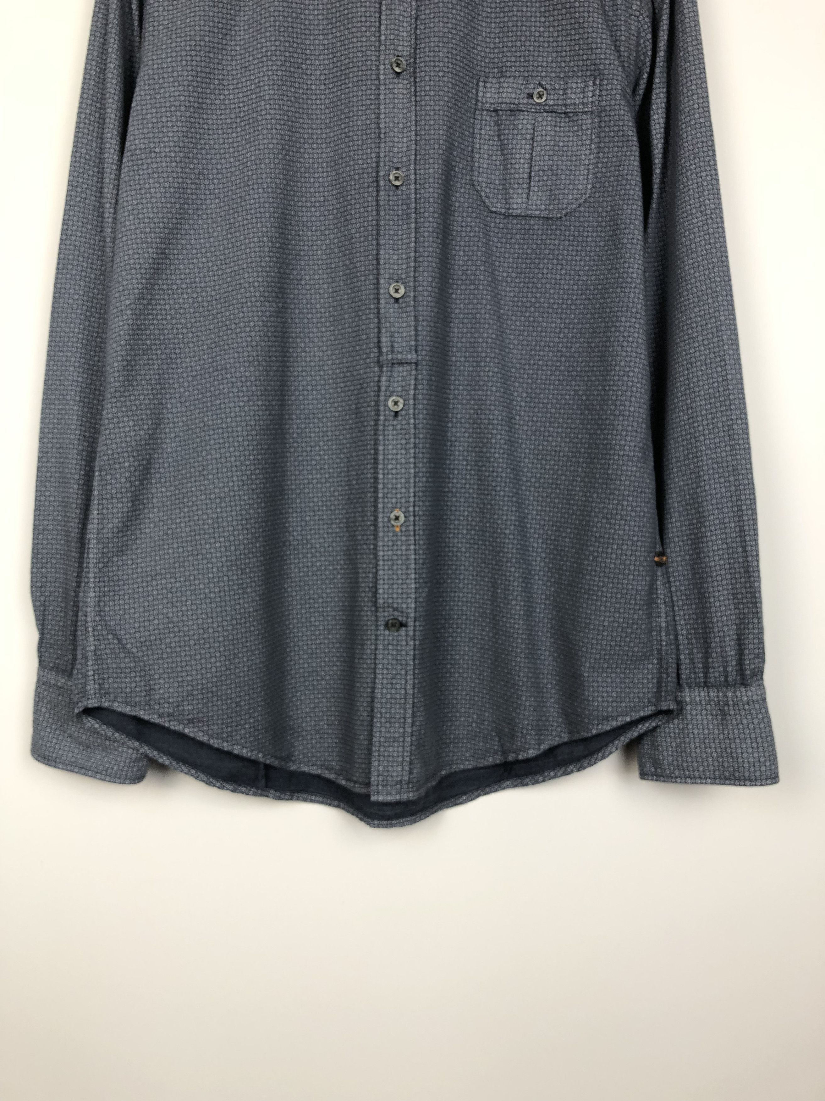 Hugo Boss Hugo Boss Orange Shirt size XL Gray Size US XL / EU 56 / 4 - 3 Thumbnail
