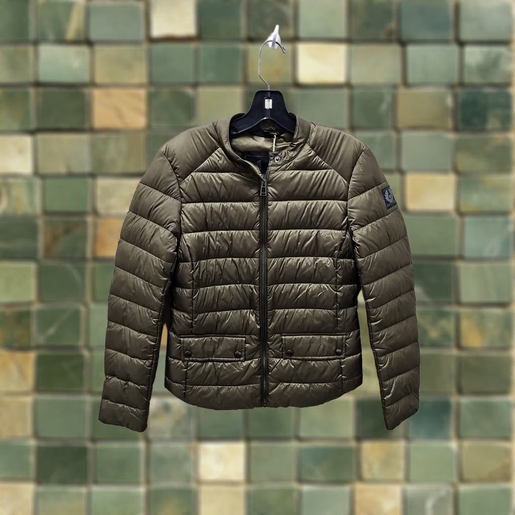Belstaff VINTAGE Belstaff RANFORD DOWN GREEN PUFFER JACKET SIZE 6 Rainbow? Size M / US 6-8 / IT 42-44 - 1 Thumbnail